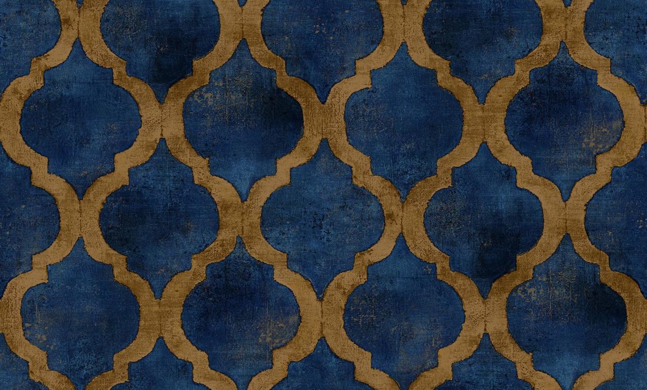 contempo 572961-6-Desenli-modelli-modern-mavi-krem-silinebilir-fon