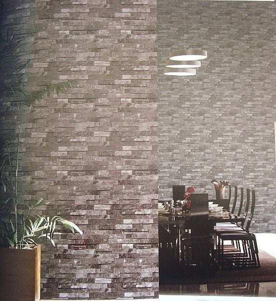 Güney Kore duvar kağıdı Elysıa-6233-2-taş desenli-3 boyutlu,Gri