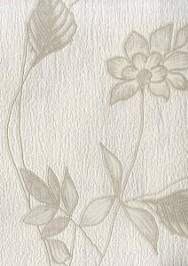 Fiorenza 9614-gri-bej-desenli-işlemeli-fon