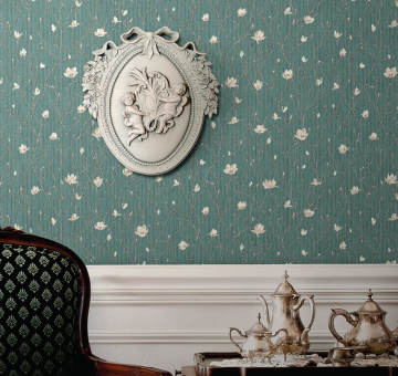 Seven 7800-4-dokulu-dallı-beyaz yeşil çiçek yapraklı-Yeni