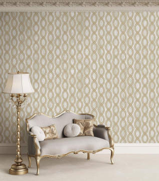 Seven 7808-1-Açık bej-halkalı desenli-Fon