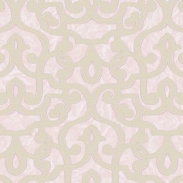 Seven-7810-3-Açık pembe renkli-desenli-Fon