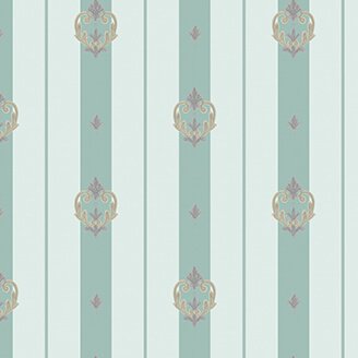 Seven Açık mavi 7804-2-Mavi renkli-çizgili