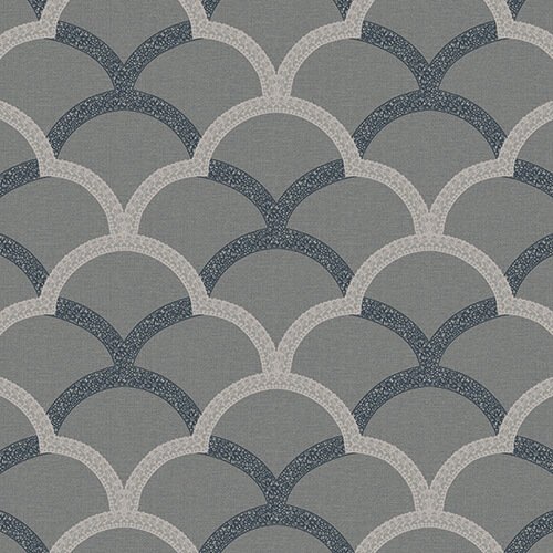 Seven 7811-3-koyu gri işlemeli-dalgalı-fon