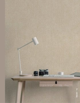 Seven 7801-5-Açık krem-Kendinden dokulu-keten-desensiz