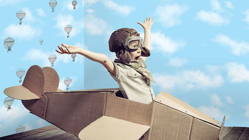 Deco kids 1118-02 Çocuk odası Balonlu-Mavi modeli