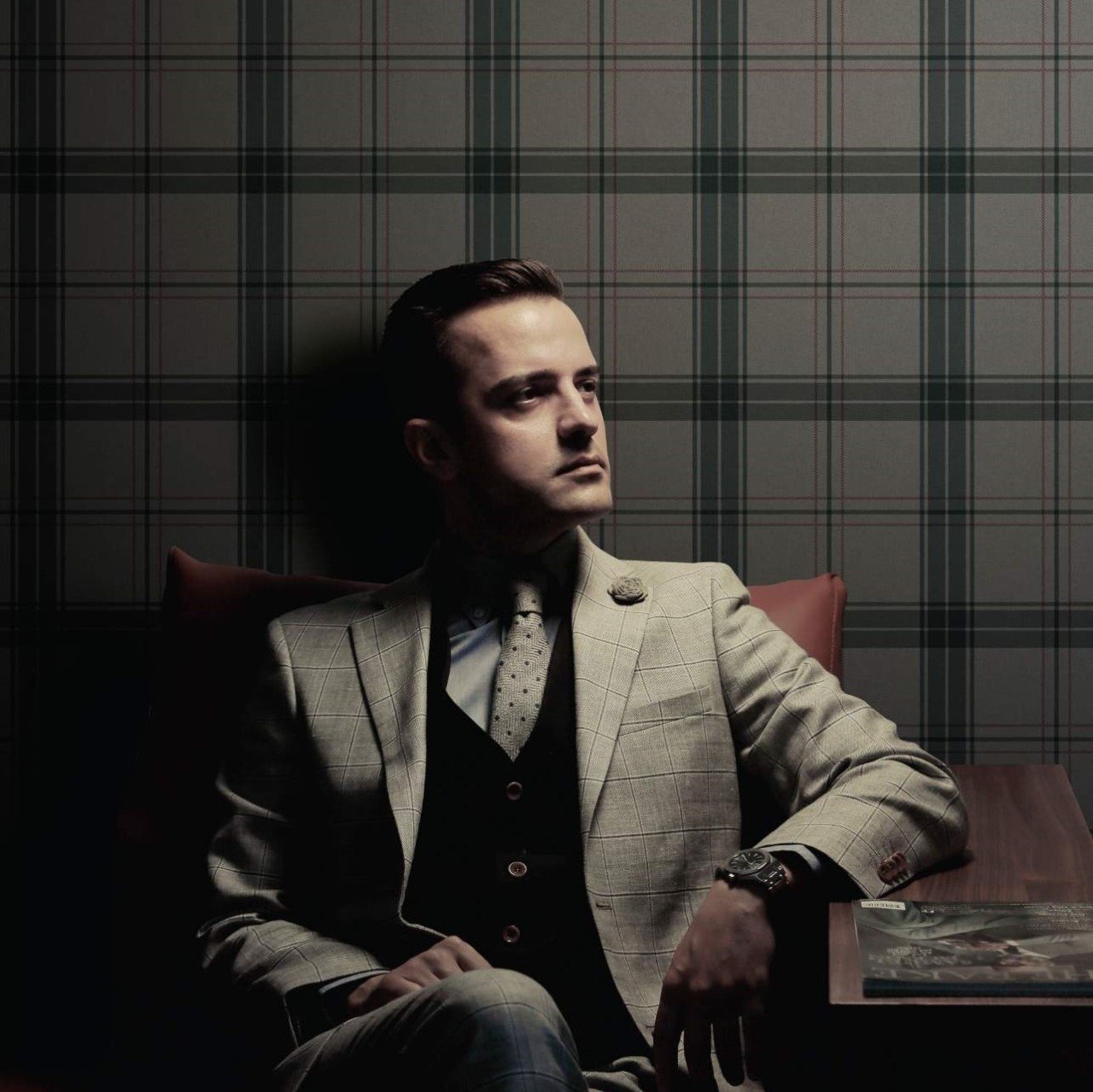 Alfa 3714-4-Siyah Kahverengi çizgili-modelli