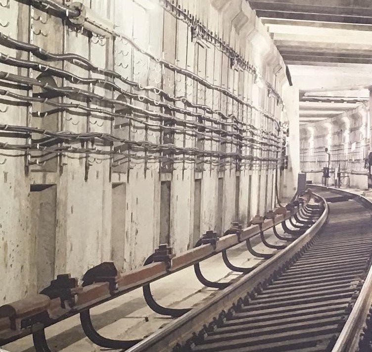 Tren yolu posteri kişiye özel-T-06-Ölçüye göre-ray-tünel geçişi