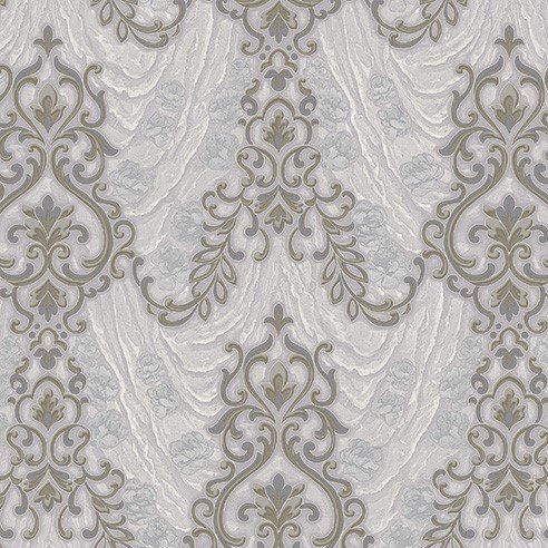 signature 1004-5-damask-bej-mavi-desenli-desenli-(Ebatı rulo.1,06 m*10 m.10,6 m2