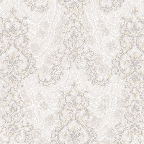 signature 1004-1-damask-bej-beyaz-modelli-desenli-dokulu-ev-fon-(Ebatı rulo.1,06 m*10 m.10,6 m2