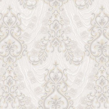 signature 1004-1-damask-bej-beyaz-modelli-desenli-dokulu-ev-fon-(Ebatı rulo.1,06 m*10 m.10,6 m2
