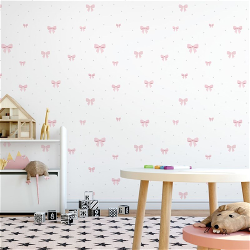 Çocuk odası Milky-Baby-415-1-papyon-uçuk pembe-modelli