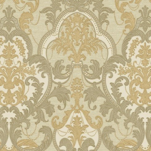 signature 1002-4-krem-altın-damask-fon-ev-(Ebatı rulo.1,06 m.10 m.10,6 m2