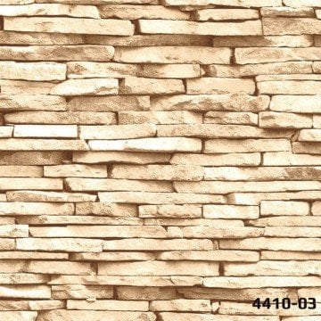stone 410-03-taş desenli-krem-3 boyutlu-doğal-fon-ev-ofis-iş yerleri-yaşam-(Ebat:1,06 m X 15,60 m