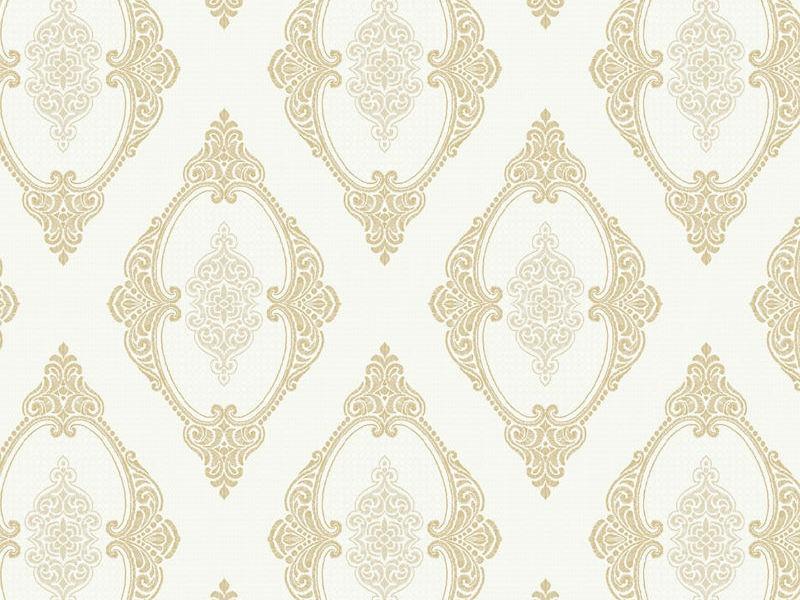 veronis duvar kağıdı 6617-1-damask-desenli-açık kahverengi-fon-(16,2 m2)