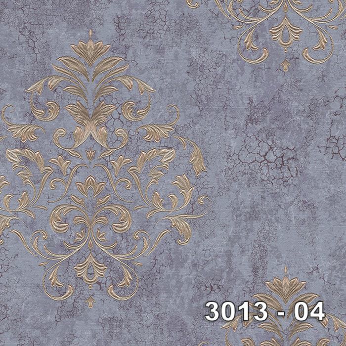 Armani 3013-04-eflatun-mavi-damask-dokulu-işlemeli-eskitme-(rulo 16,50m² kaplar)