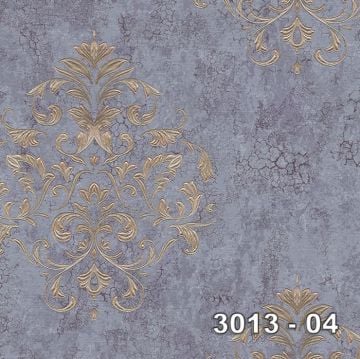 Armani 3013-04-eflatun-mavi-damask-dokulu-işlemeli-eskitme-(rulo 16,50m² kaplar)