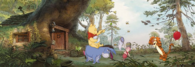 Komar 4-413 Pooh´s House - 368 x 127 cm