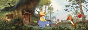 Komar 4-413 Pooh´s House - 368 x 127 cm