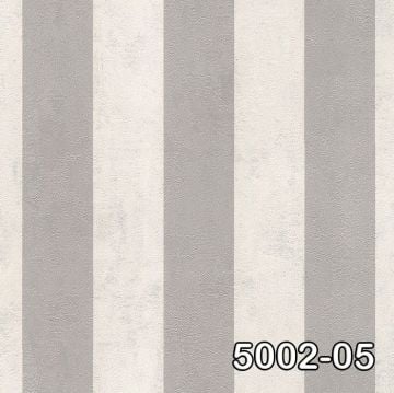 Retro 5002-05-geniş çizgili-bej-renkli-dokulu-işlemeli-(16,2 m2)