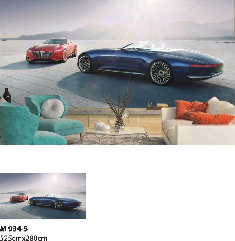 Kids poster M934-kırmızı-mavi (wb 525 )x( H 280 )-14.70 M2