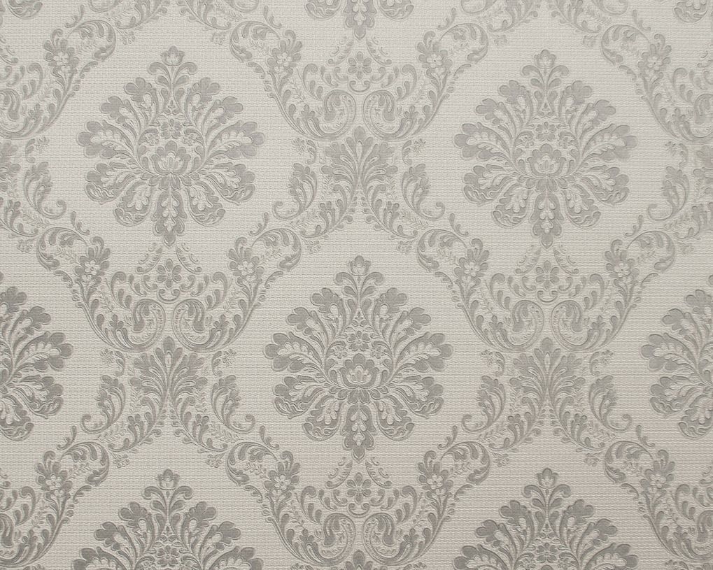 Lamos  6604-02 Damask-desenli-gümüş-grisi-Fon-silinebilir-salon-oda