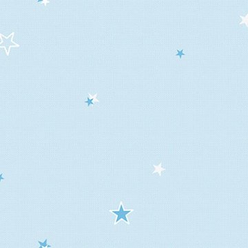 Ada kids fosforlu 8913-1-Açık mavi yıldızlı-gece yanar-kız-erkek-tavan-duvar