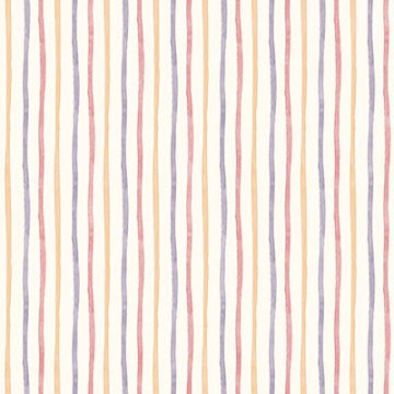 Ada kids 8906-1-ince çizgili-açık bej-çok renkli-kız-erkek-bebek-odası