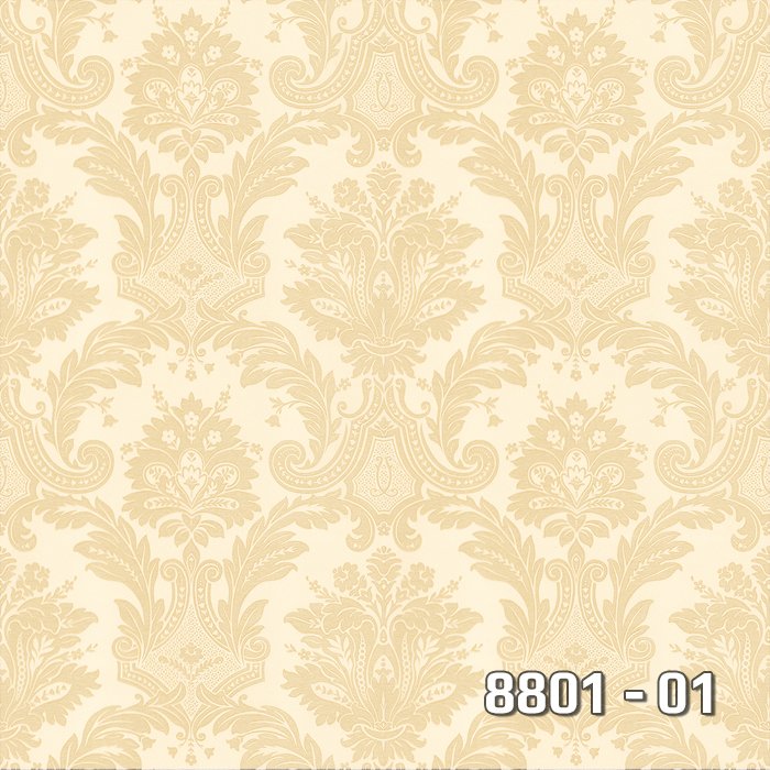 Royal Port 8801-01 desenli sarı renkli