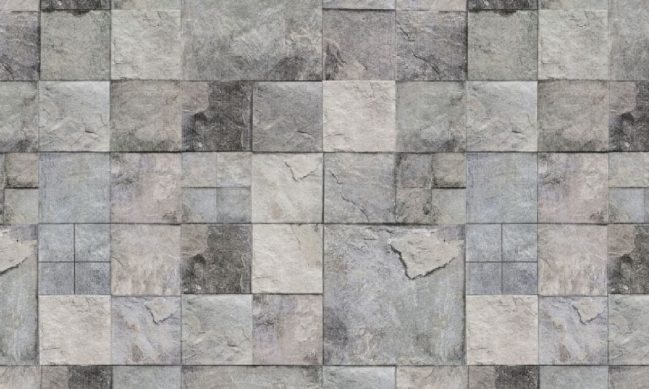 Elemental 42001-1-gri bej-dalgalı-taş modeli-3 boyutlu