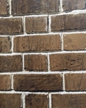 13634- koyu kahve taş modeli-kendinden derzli-fon