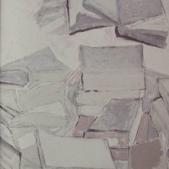 Hollanda markalı Van Gogh Collection duvar kağıdı 17191-çok renkli-eskitme kitap modelli-doğal