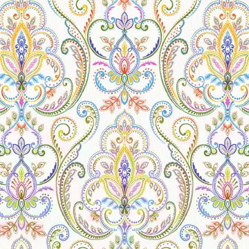 Tropicano 9901-3-desenli-çok renkli-rengarenk-damask-modelli-fon