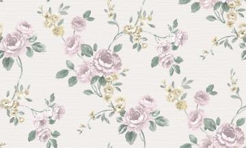 contempo-572951-2-uçuk pembe çiçekli-Mat-yeşil dallı-sarı-bej-contempo-572951-2-uçuk pembe çiçekli-yeşil dallı-sarı-bej-(Eni:1.06 X 15.6 mt)