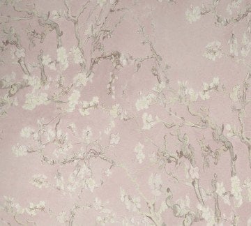 BN Walls-Van-Gogh duvar kağıdı 220061-Uçuk pembe-ağaç dalı-desenli-doğal fon-Rulo Ebatı: 10,05 x 0,53 m(5 Mk