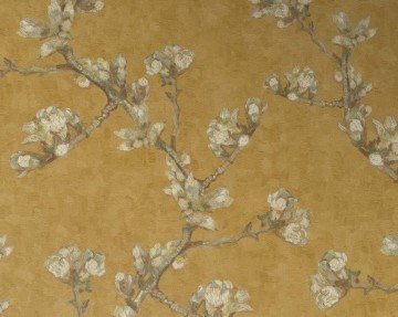 İthal-Hollanda-Van Gogh duvar kağıdı 220014-Eskitme-koyu bej-Ağaç desenli-dokulu-doğal Yüksek kalitede-. Non woven tabanlı-Rulo Ebatı: 10,05 x 0,53 m